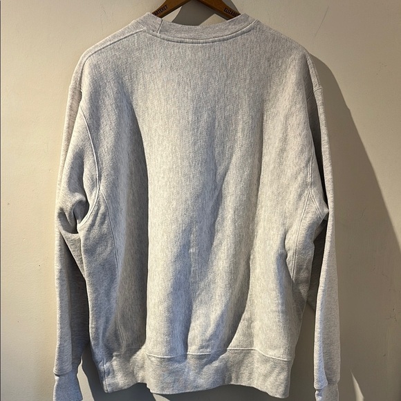 Univeristy of Miami Reverse Weave Champion Gray Crewneck Sweater - Picture 5 of 5
